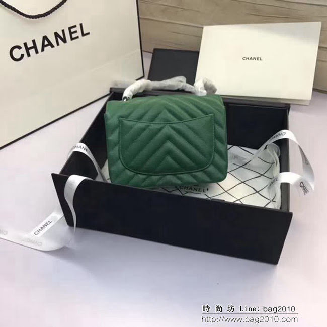 香奈兒CHANEL 升級版V線1115進口球紋皮單肩斜挎鏈條包 DSC1809